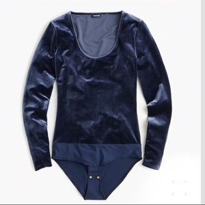 Velour J Crew Bodysuit